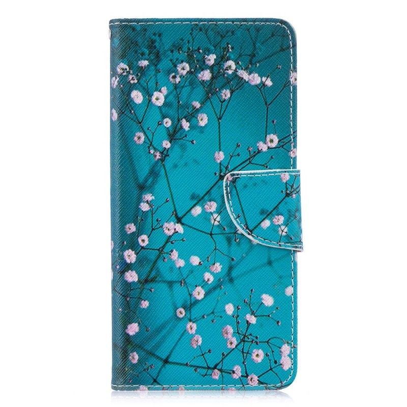 Flipové Pouzdro Huawei P30 Pro Kvetoucí Strom