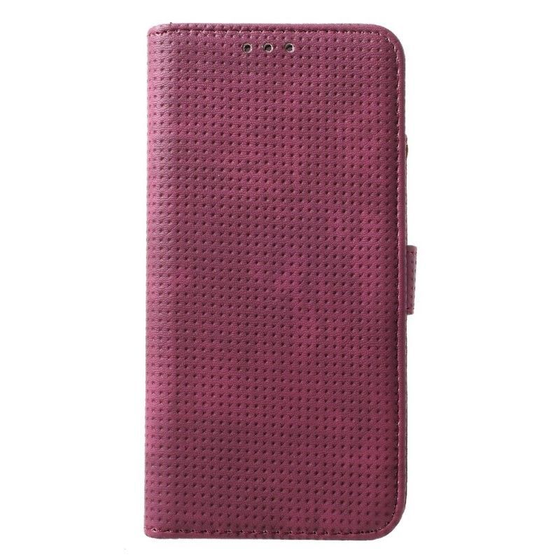 Flipové Pouzdro Huawei P30 Pro Vintage Efekt Síťované Kůže