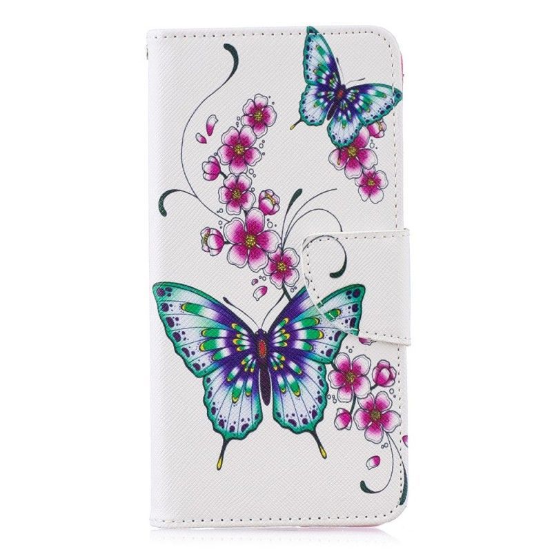 Flipové Pouzdro Huawei P30 Skvělí Motýli