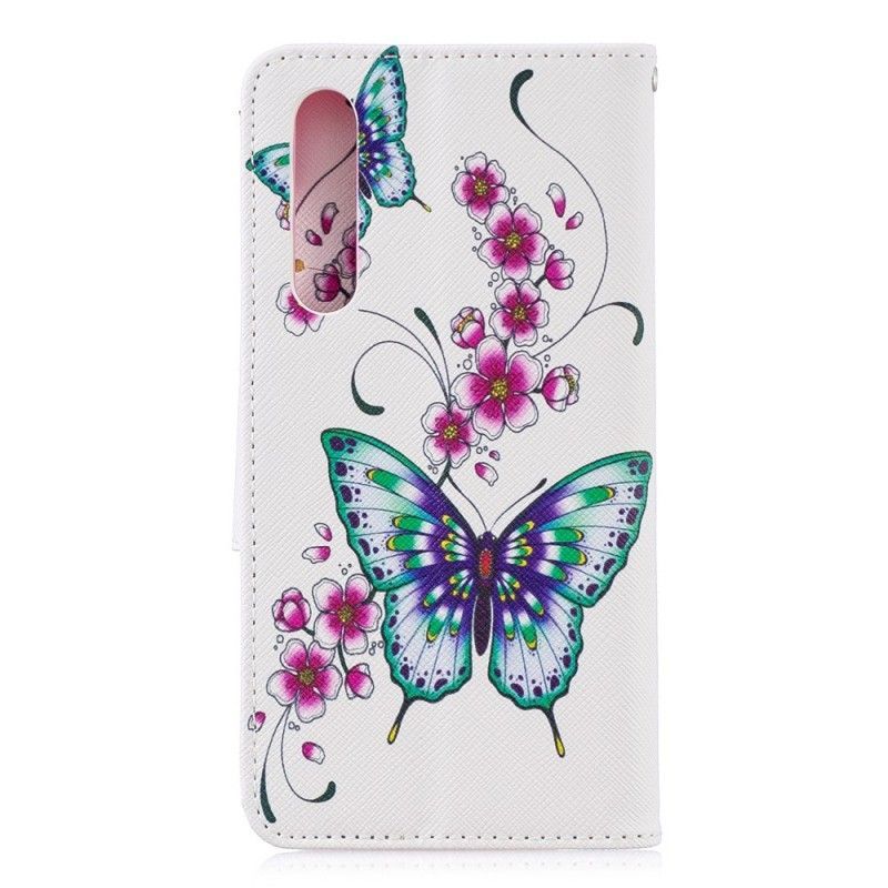 Flipové Pouzdro Huawei P30 Skvělí Motýli