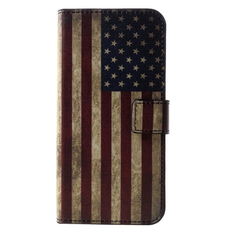 Flipové Pouzdro Huawei P30 Vlajka Usa