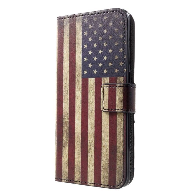 Flipové Pouzdro Huawei P30 Vlajka Usa