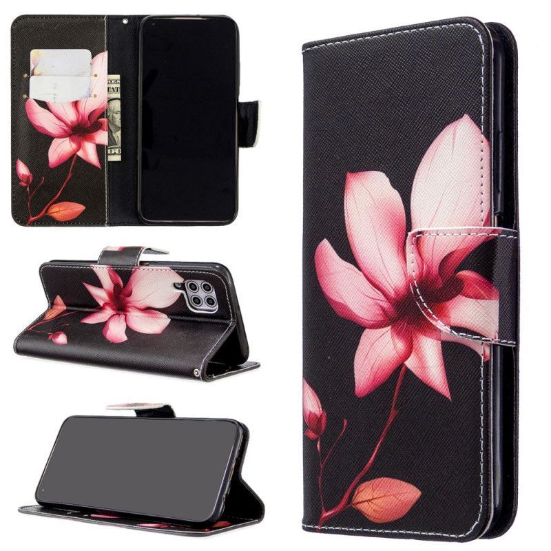 Flipové Pouzdro Huawei P40 Lite Růžový Květ