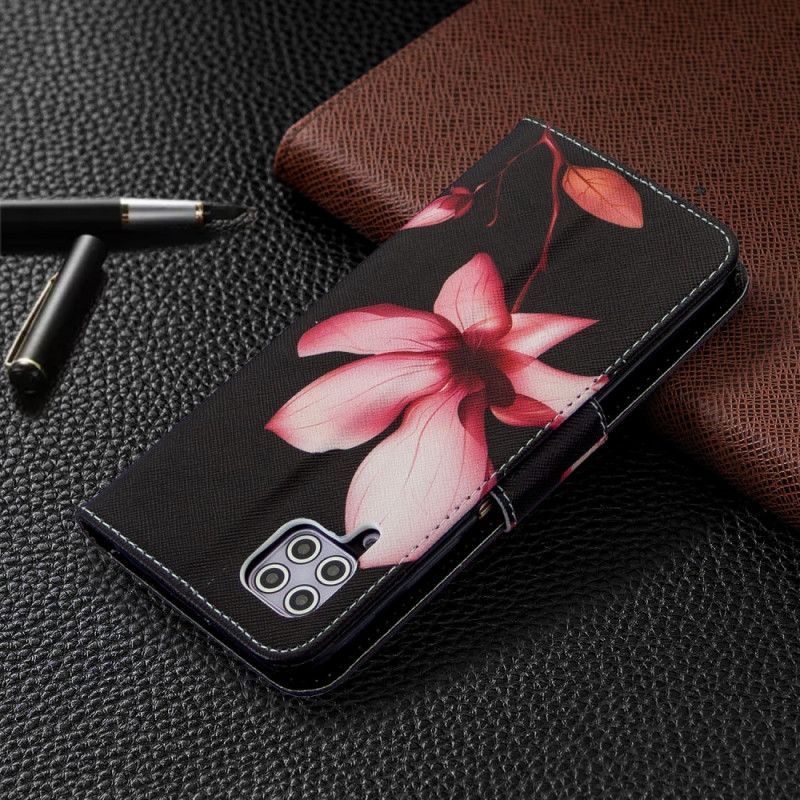 Flipové Pouzdro Huawei P40 Lite Růžový Květ