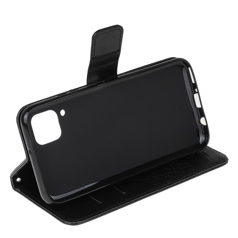 Flipové Pouzdro Huawei P40 Lite Strom A Páskované Sovy