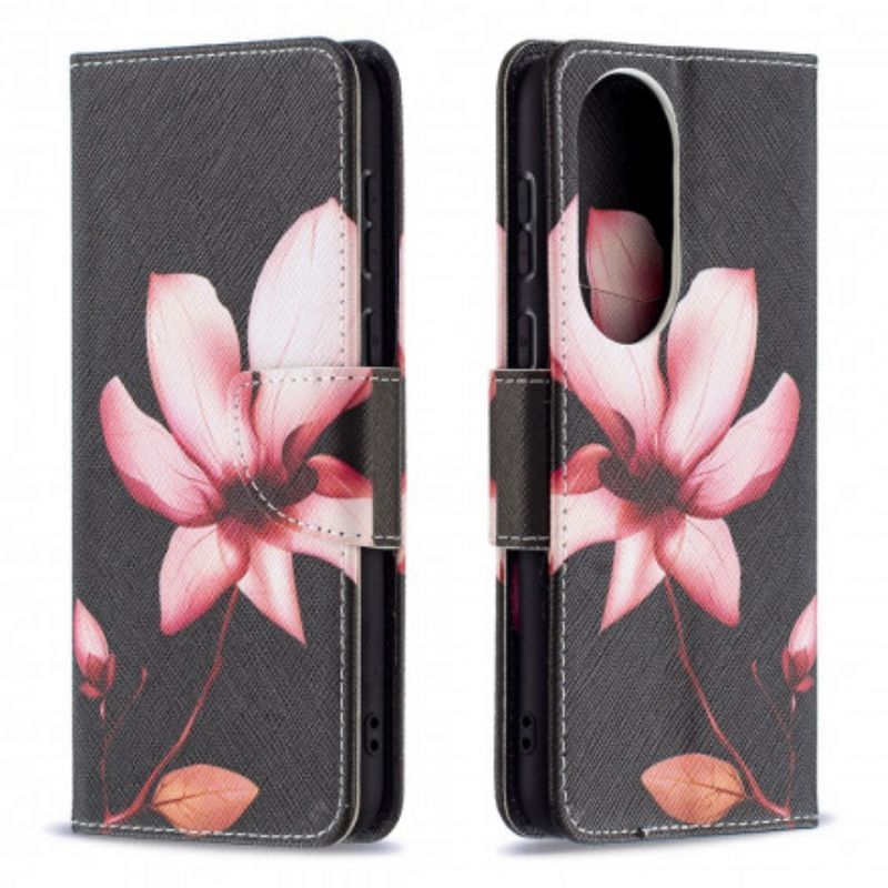 Flipové Pouzdro Huawei P50 Růžový Květ