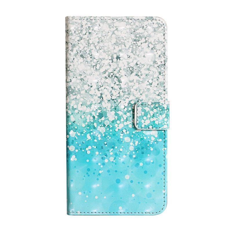 Flipové Pouzdro Huawei Y5p Gradient Modrých Třpytek
