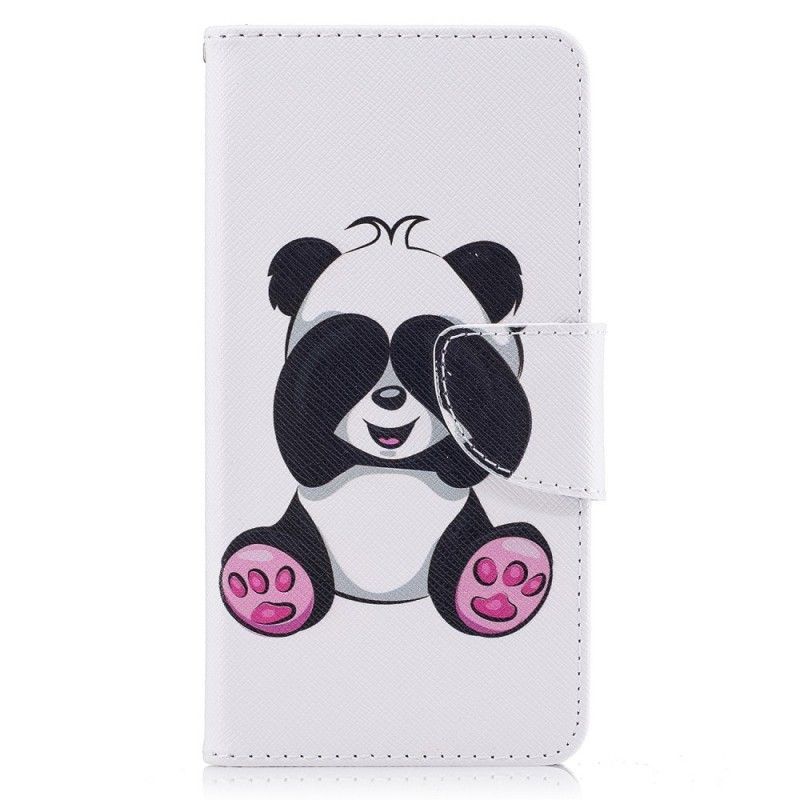 Flipové Pouzdro Huawei Y6 2017 Panda Zábava