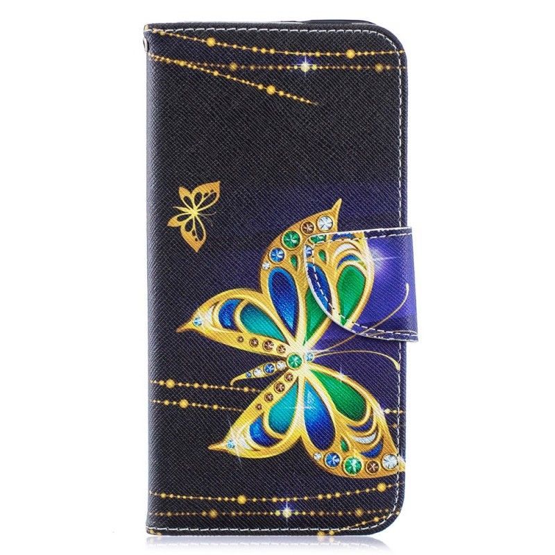 Flipové Pouzdro Huawei Y6 2019 Kouzelný Motýl