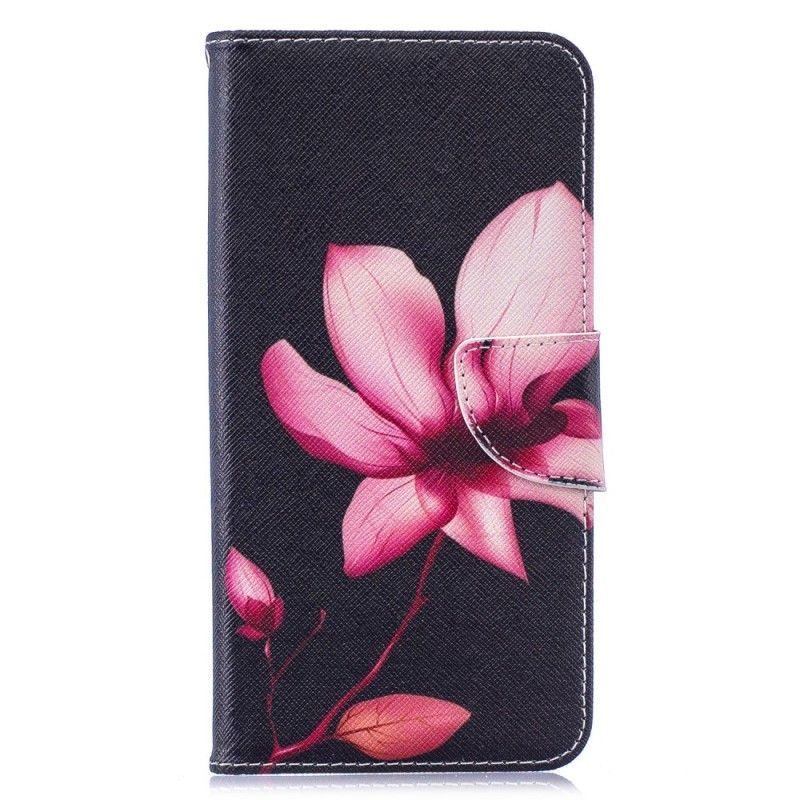 Flipové Pouzdro Huawei Y7 2019 Růžový Květ