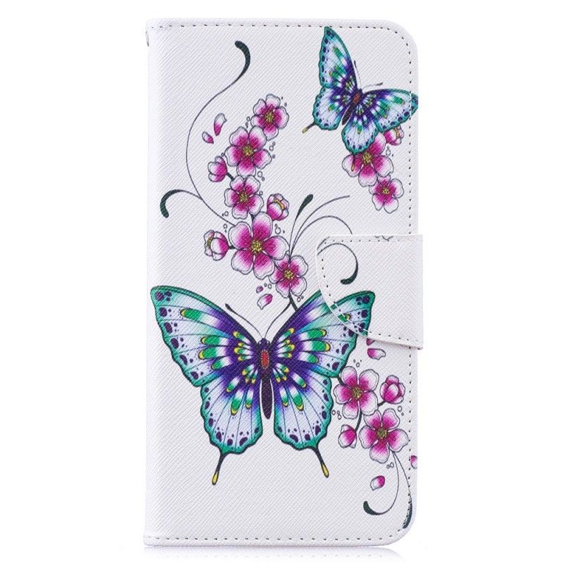 Flipové Pouzdro Huawei Y7 2019 Skvělí Motýli