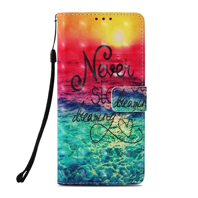 Flipové Pouzdro Na Huawei Mate 20 Lite Nikdy Nepřestávej Snít 3d