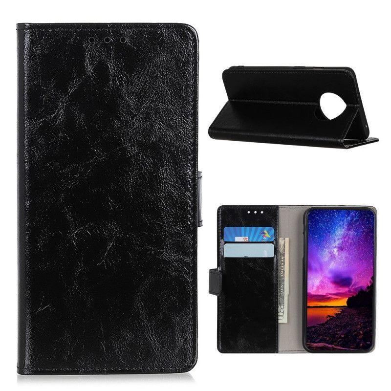Flipové Pouzdro Na Huawei Mate 40 Pro Jednoduchý Lesklý Kožený Efekt