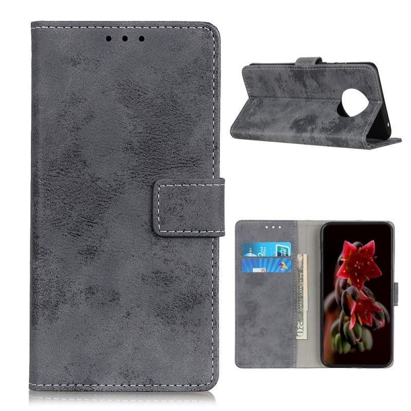 Flipové Pouzdro Na Huawei Mate 40 Pro Vintage Kožený Efekt