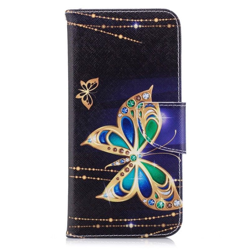 Flipové Pouzdro Na Huawei P Smart Kouzelný Motýl