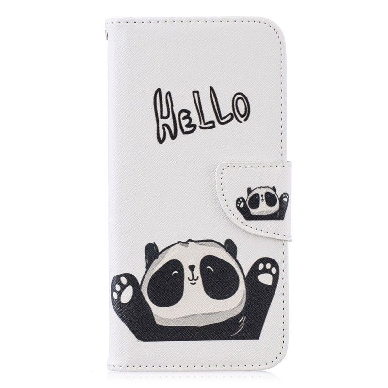 Honor 10 Lite Case / Flipové Pouzdro Huawei P Smart 2019 Ahoj Panda