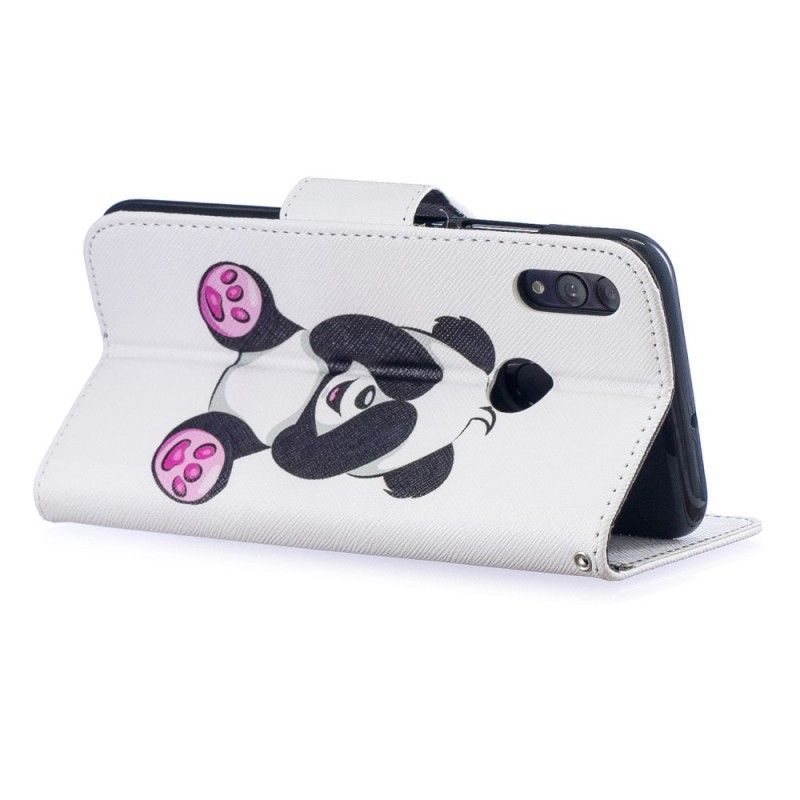 Honor 10 Lite Cover / Flipové Pouzdro Huawei P Smart 2019 Panda Fun