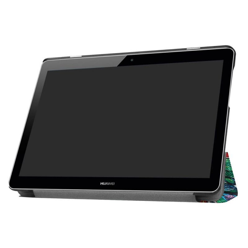 Inteligentní Pouzdro Kryt Huawei Mediapad T3 10 Barevný Strom
