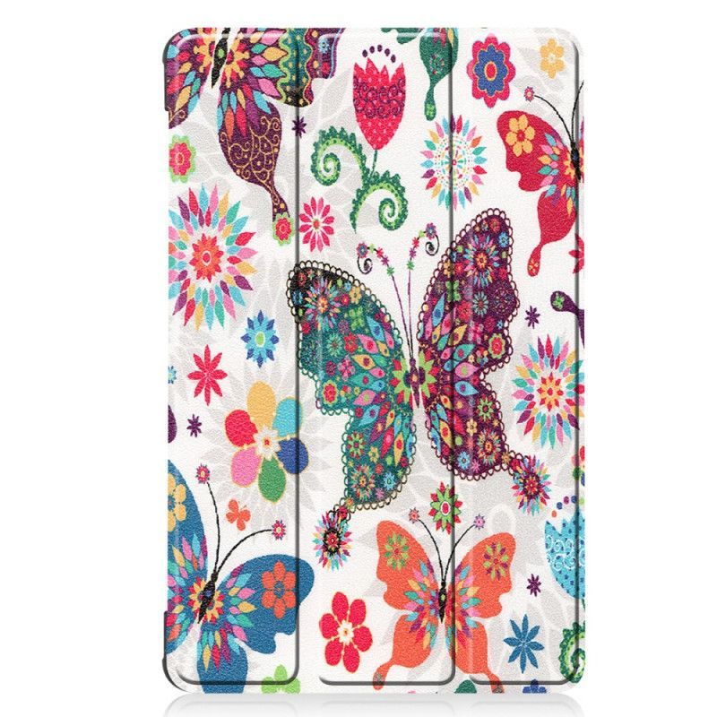 Inteligentní Pouzdro Kryt Na Huawei Matepad T 8 Retro Motýli A Květiny