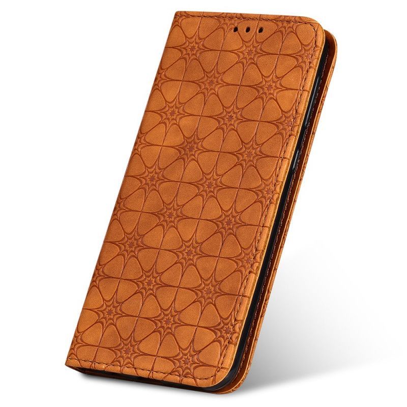Kožené Pouzdro Folio Huawei P Smart 2020 Tisk Hvězdy