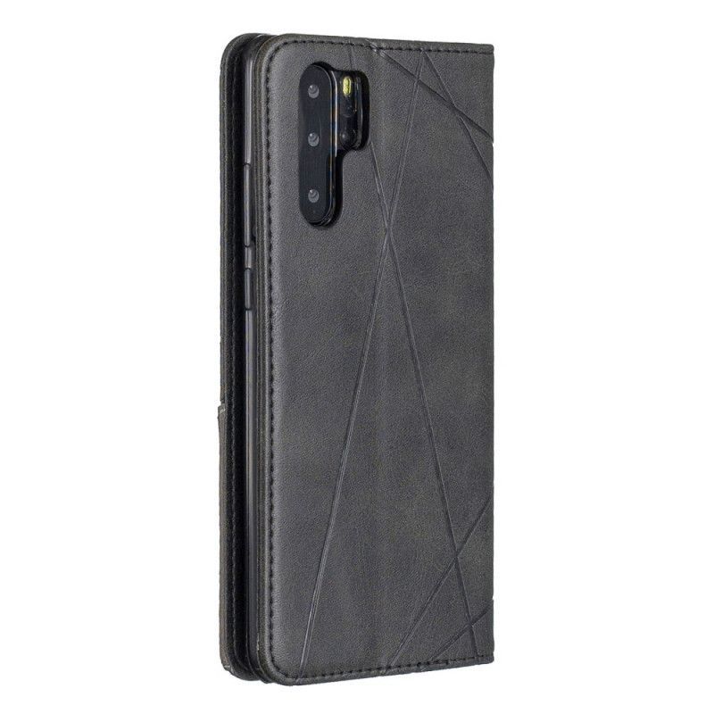 Kožené Pouzdro Folio Huawei P30 Pro Umělecký Styl