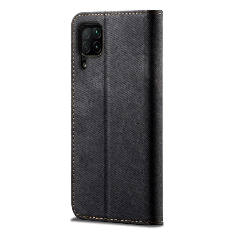 Kožené Pouzdro Folio Huawei P40 Lite Textura Džínů Z Umělé Kůže