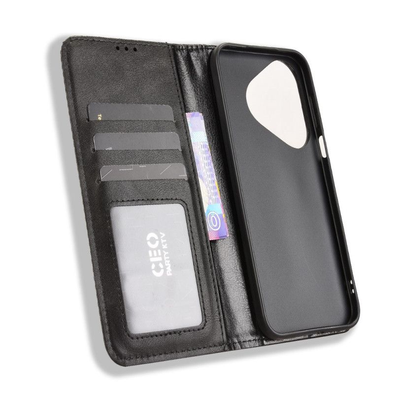 Kožené Pouzdro Folio Huawei Pura 80 Vintage Vlys