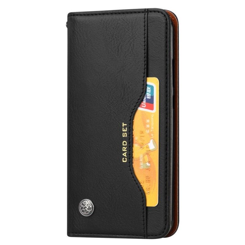 Kožené Pouzdro Folio Huawei Y7 2019 Držák Na Karty Z Umělé Kůže