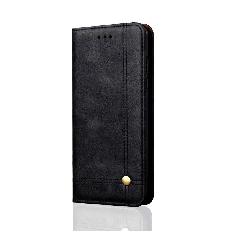 Kožené Pouzdro Folio Na Huawei P Smart Plus Švy S Koženým Efektem