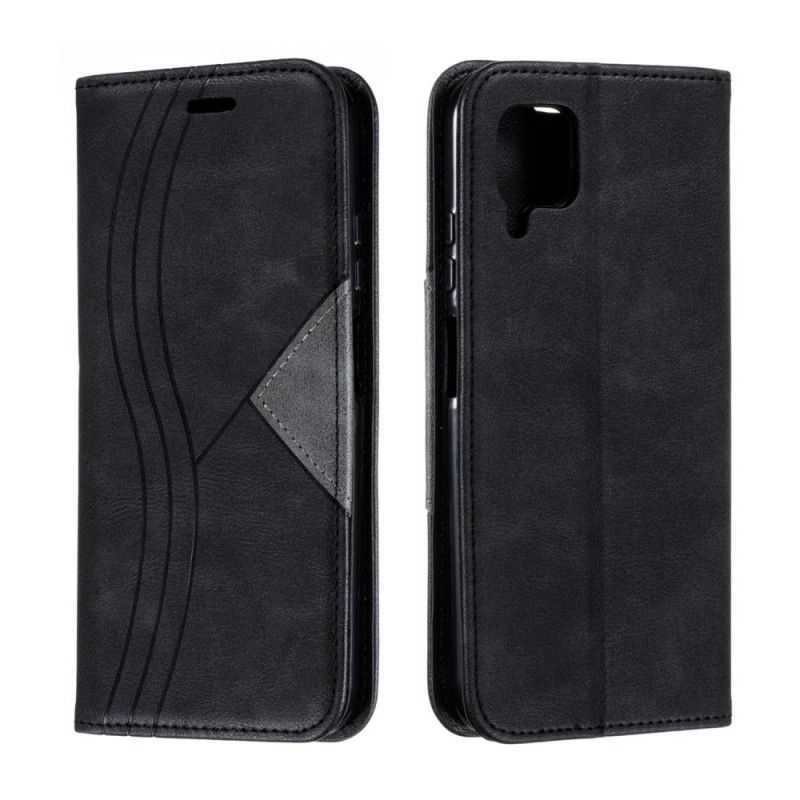 Kožené Pouzdro Folio Na Huawei P40 Lite Styl Vlnité Kůže