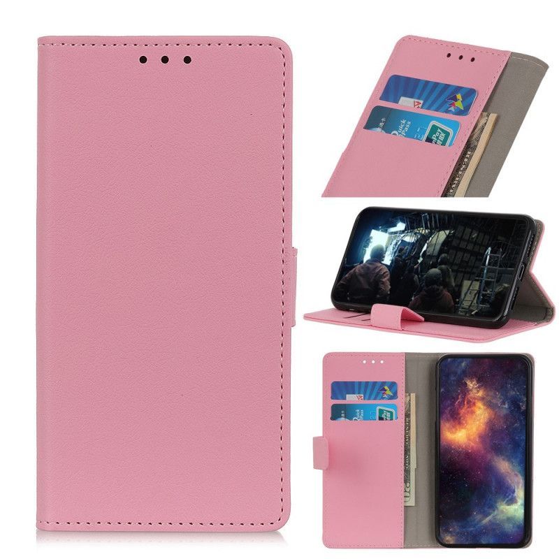 Kožené Pouzdro Huawei P Smart Plus 2019 Klasická Imitace Kůže