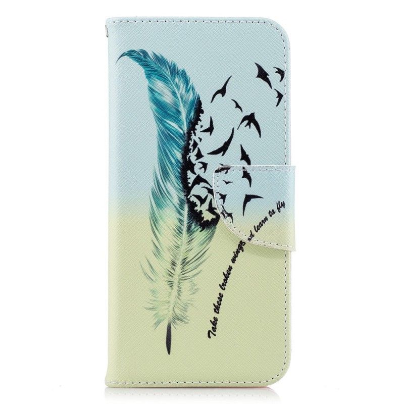 Kožené Pouzdro Huawei P20 Naučte Se Létat