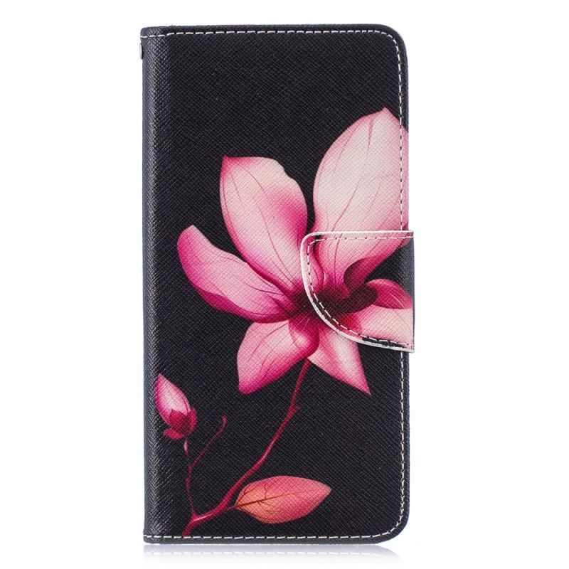 Kožené Pouzdro Huawei P30 Růžový Květ
