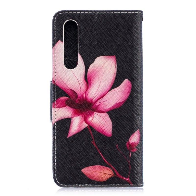 Kožené Pouzdro Huawei P30 Růžový Květ