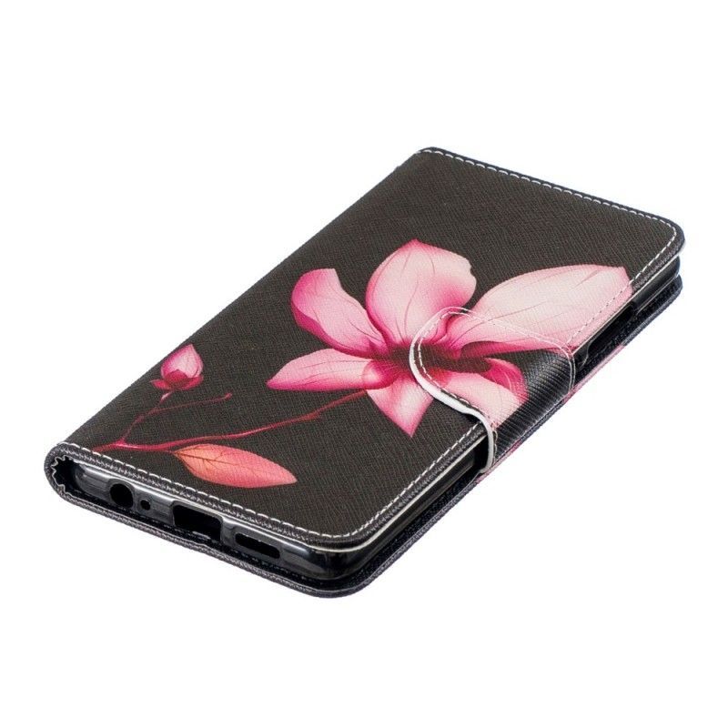 Kožené Pouzdro Huawei P30 Růžový Květ