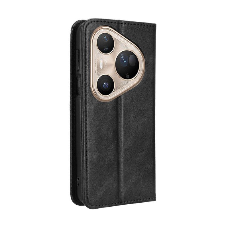 Kožené Pouzdro Huawei Pura 80 Pro Vintage Okraj