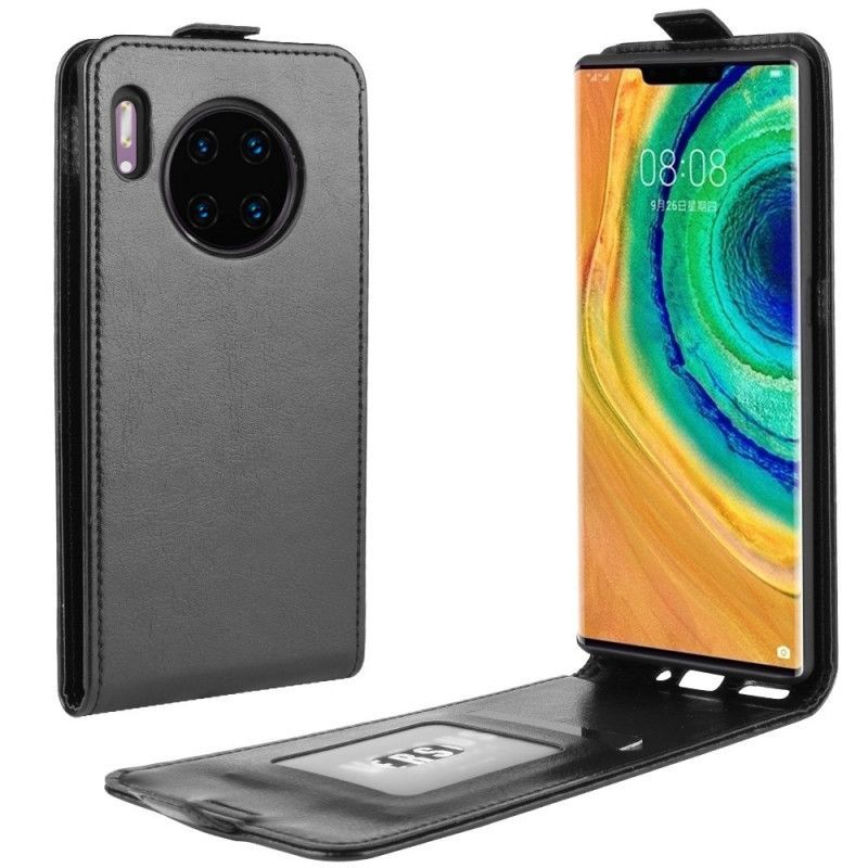 Kožené Pouzdro Na Huawei Mate 30 Pro Retro Skládání