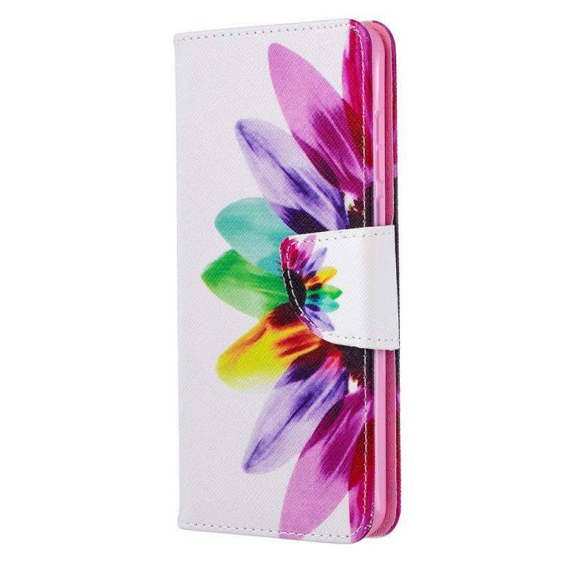 Kožené Pouzdro Na Huawei P40 Akvarelová Květina
