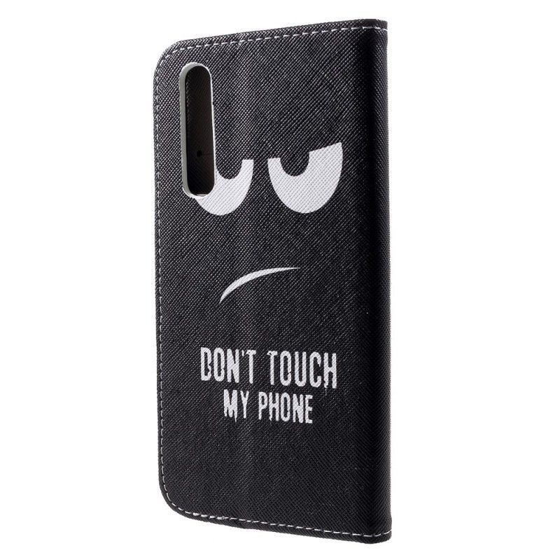 Kožený Kryt Huawei P30 Nedotýkejte Se Mého Telefonu