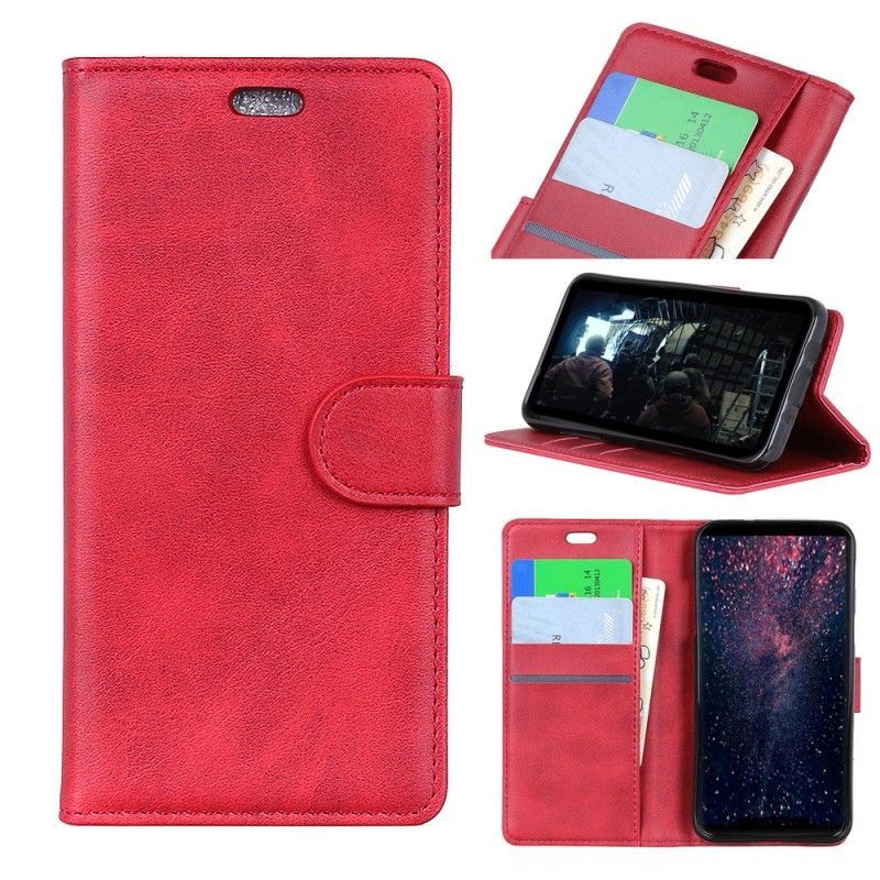 Kožený Kryt Huawei P30 Pro Efekt Retro Matné Kůže