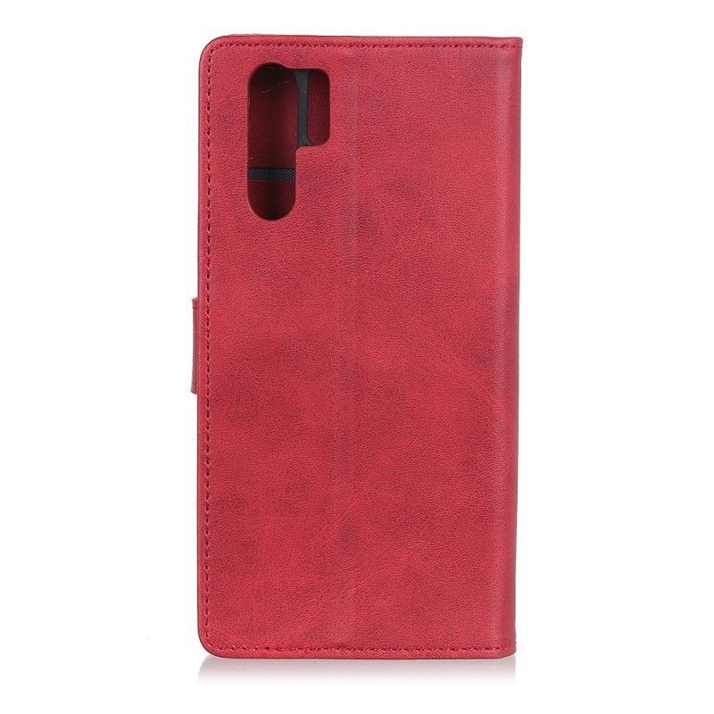 Kožený Kryt Huawei P30 Pro Efekt Retro Matné Kůže