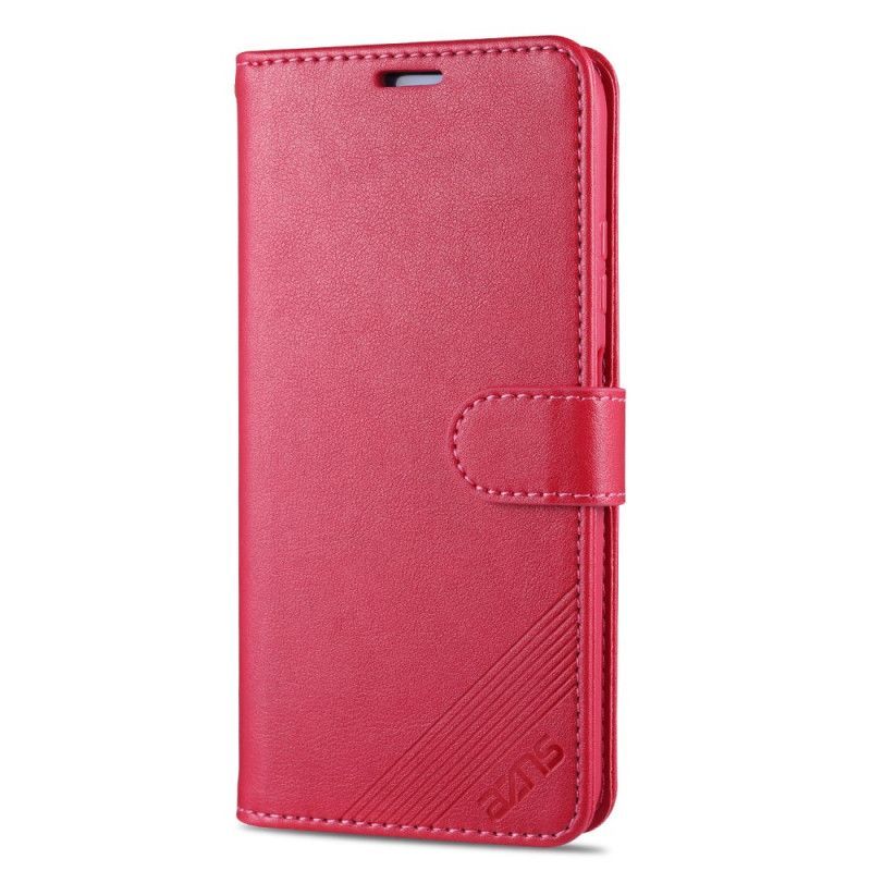 Kožený Kryt Huawei P40 Lite Azns Imitace Kůže