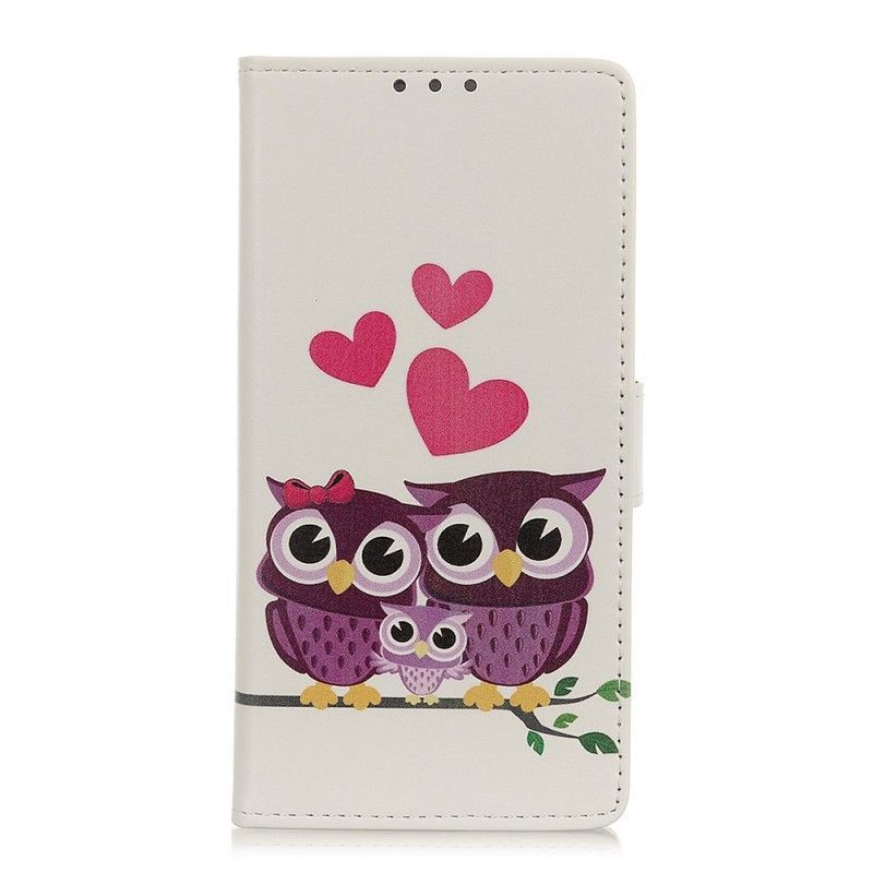 Kožený Kryt Huawei Y5 2019 Soví Rodina
