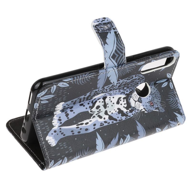 Kožený Kryt Huawei Y6p Tanga Leoparda