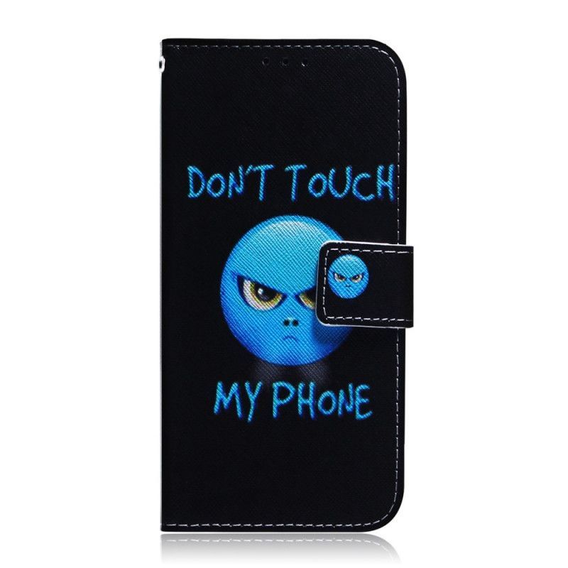 Kožený Kryt Na Huawei P Smart Pro / Čest 9x Profesionálnímu Emoji Telefonu