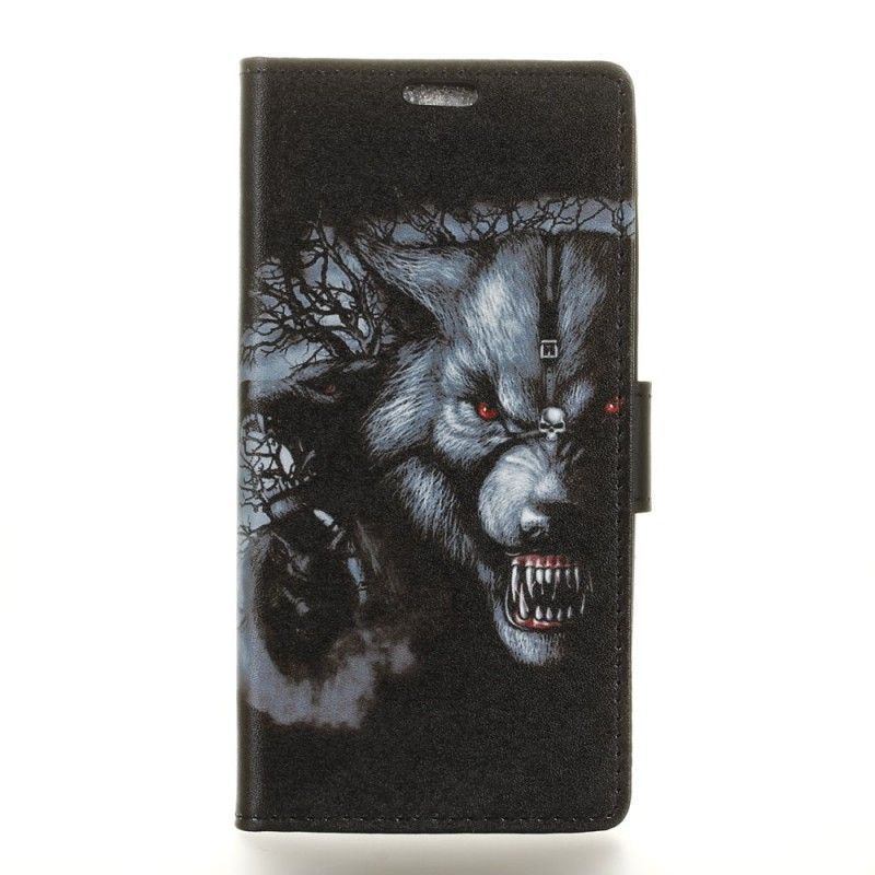 Kožený Kryt Na Huawei P Smart Z / Čest 9x Vlkodlaka