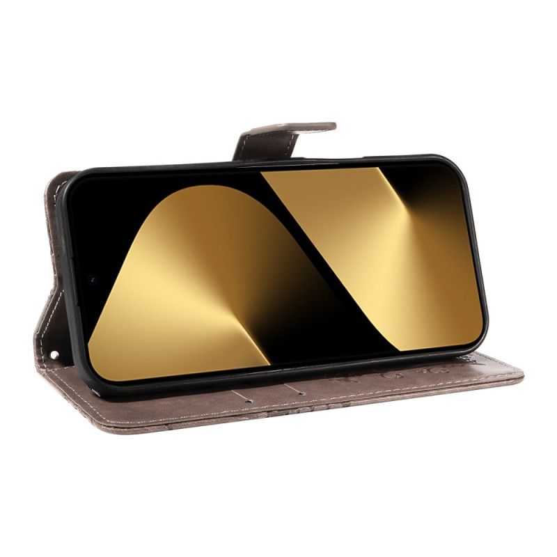 Kožený Kryt Na Huawei Pura 80 Ultra Velký Motýli