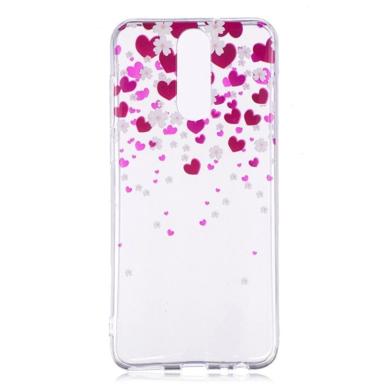 Kryt Huawei Mate 10 Lite Déšť Srdcí