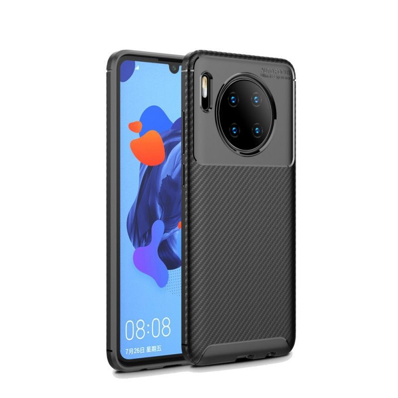 Kryt Huawei Mate 30 Flexibilní Textura Uhlíkových Vláken