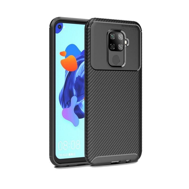 Kryt Huawei Mate 30 Lite Flexibilní Textura Uhlíkových Vláken